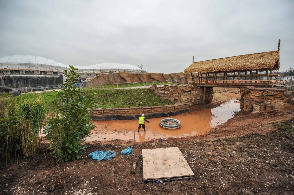 Chester Zoo Islands Lazy River Boat Ride Progress Blooloop