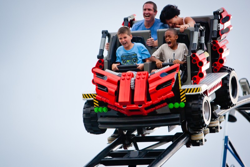 roller coaster in legoland