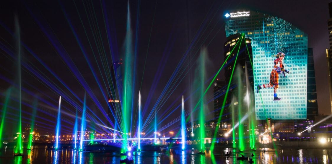 IMAGINE Laservision scoops Guiness World Record for Dubai spectacular