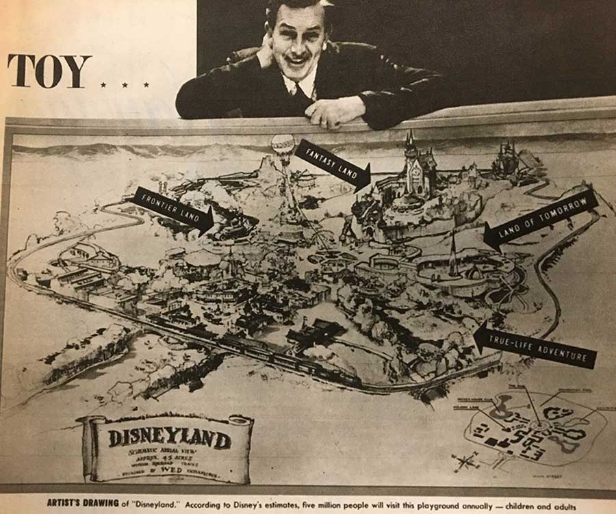 Walt Disney Original Disneyland Map Sells To Secret Bidder 708k