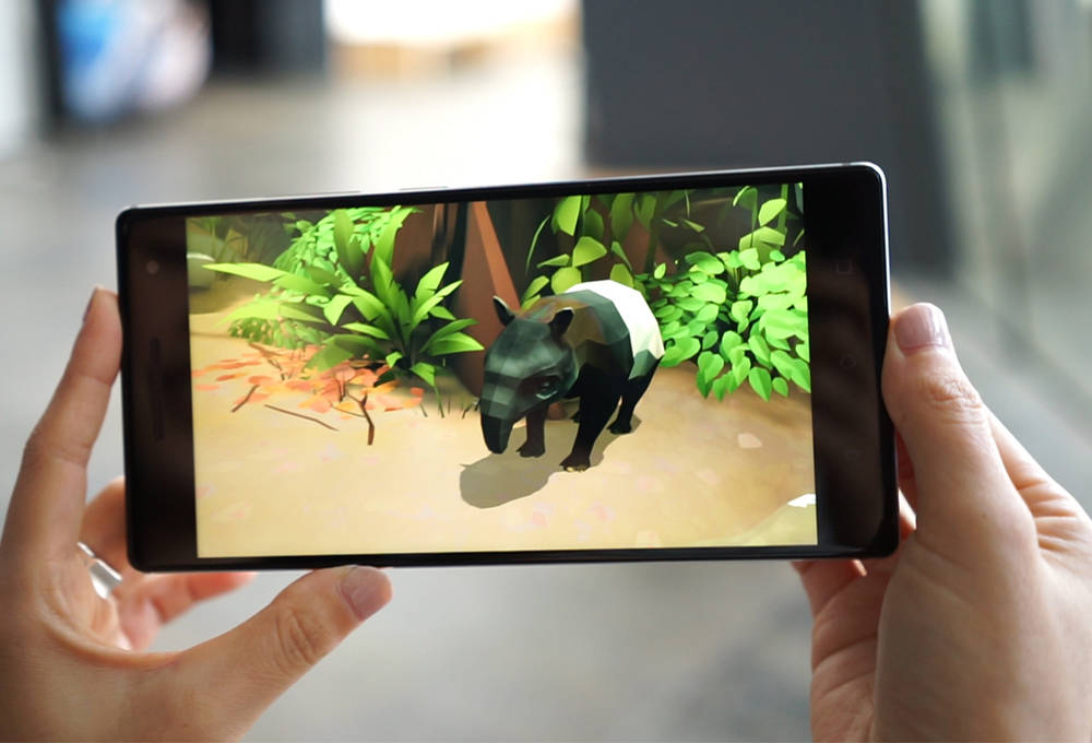 Into the Wild AR ArtScience Museum Google Tango