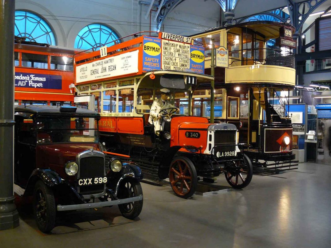 The London Transport Museum showcasing urban transport blooloop