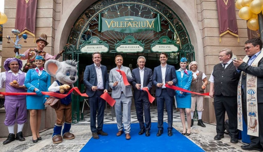 voletarium ribbon cutting ceremony europa-park