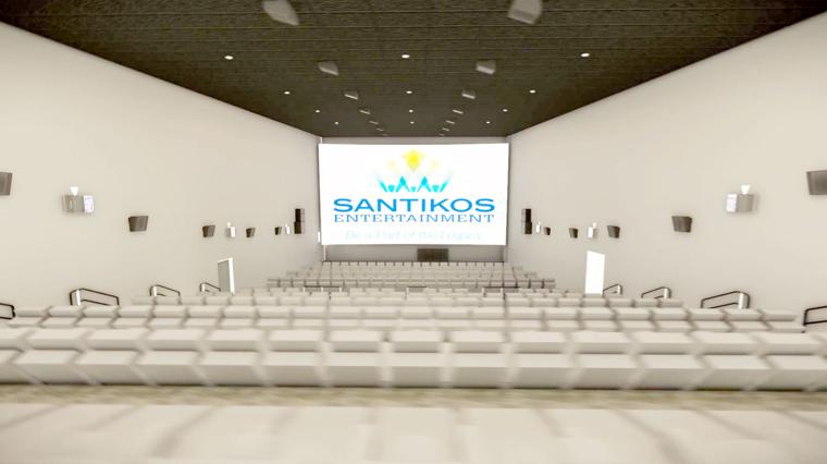 A design drawing of the Cibolo Crossing family entertainment centre. Image: c. Santikos Entertainment.