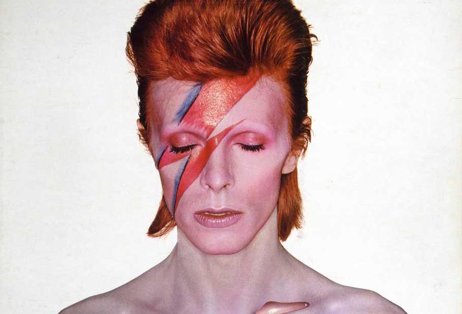 David Bowie V and A museum touring exhibition Aladdin Sane