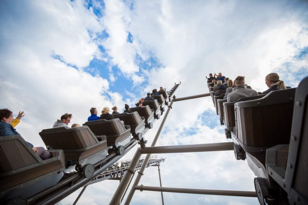 Vekoma releases new racing coaster pics of Family Boomerang Racer