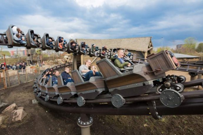 Vekoma releases new racing coaster pics of Family Boomerang Racer