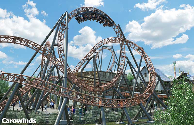 Copperhead Strike Carowinds Invests In Double Launch Coaster - amazing wing roller coaster in roblox roblox universal