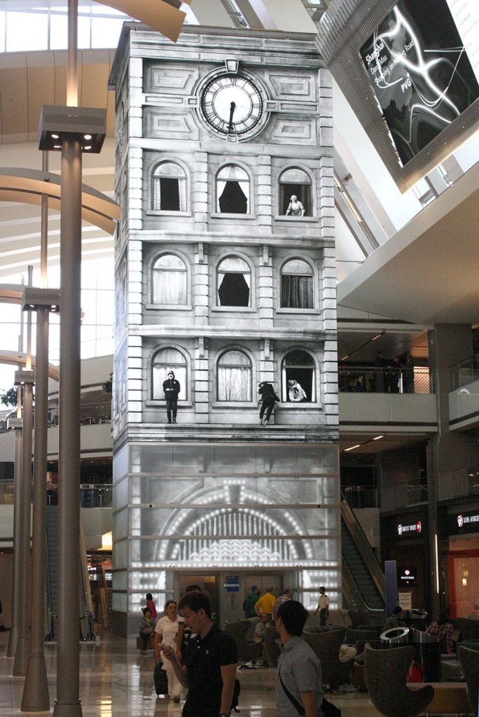 time tower LAX airport blooloop electrosonic