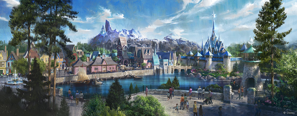 DisneyLand Paris : Extension "La Reine des Neiges" dans le Parc Walt Disney Studios Disneyland-Paris-Frozen-themed-area